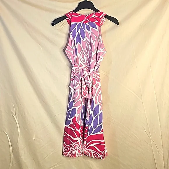 Muse women Floral dress, Size 4, Color: Pink, purple, white, lavender - Picture 6 of 9